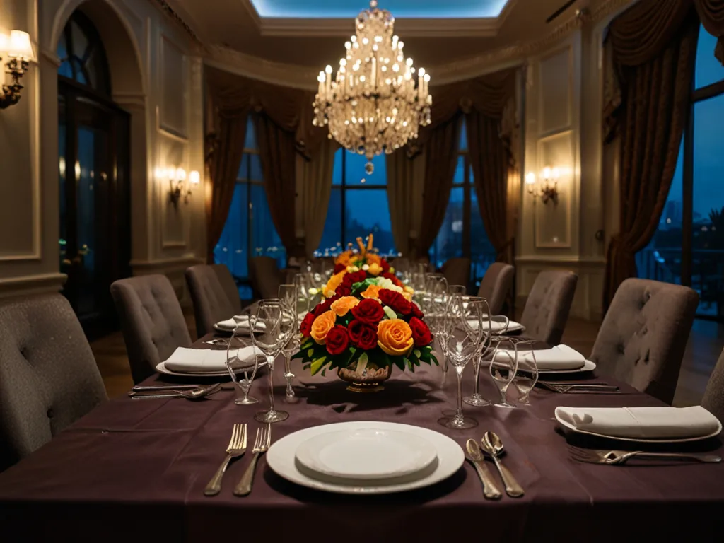 VIP-middag med exklusiv dukning